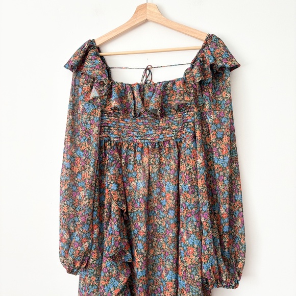 For love & lemons Brittany ditsy midi dress - Picture 5 of 8